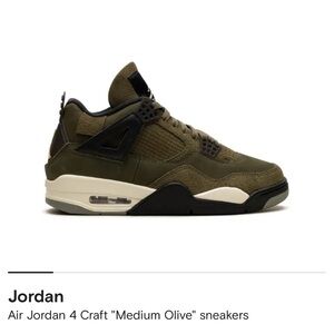 Jordan Air Jordan 4 Craft Olive Sneakers